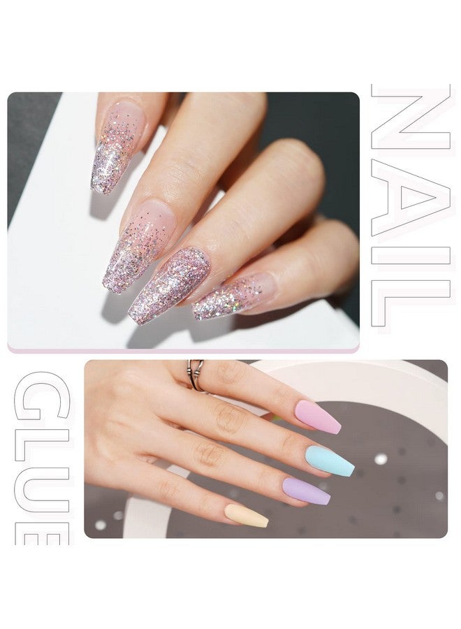 GAOY 2Pcs 16ml Gel Nail Glue, Glue Gel for Acrylic Nails Tips, 2 in 1 Nail Glue and Base Gel, Nail Lamp Needed - Image 4