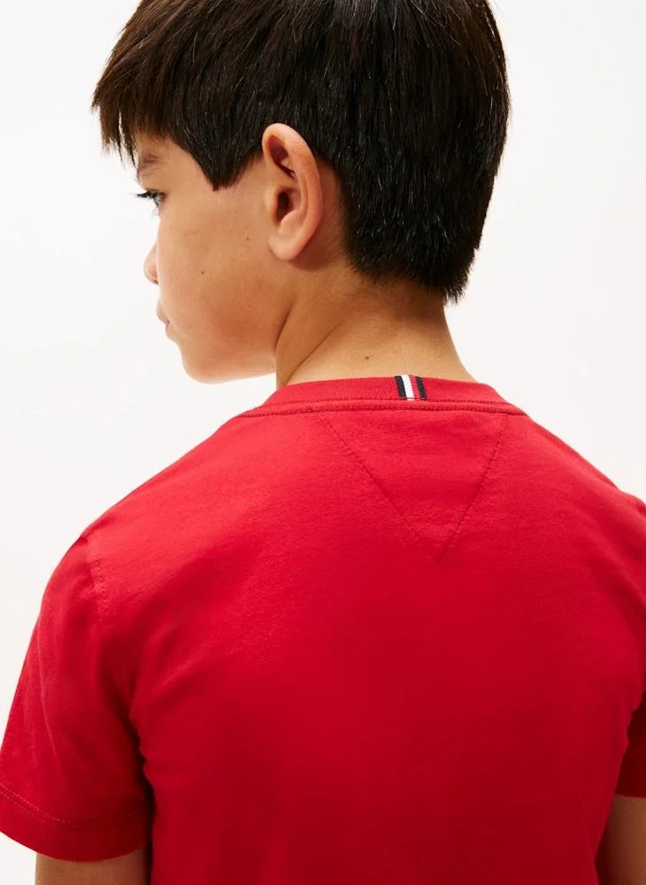 TOMMY HILFIGER Kids Essential Crew Neck T-Shirt