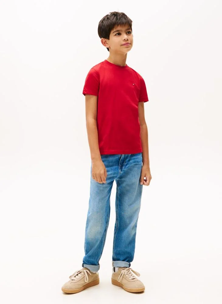 TOMMY HILFIGER Kids Essential Crew Neck T-Shirt
