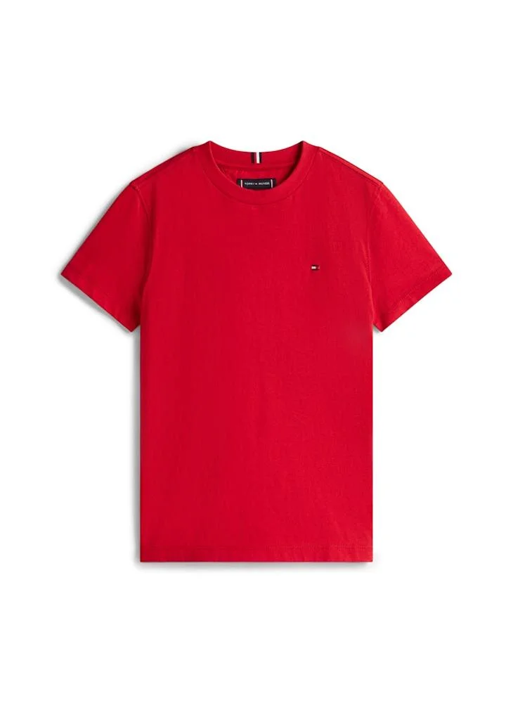 TOMMY HILFIGER Kids Essential Crew Neck T-Shirt