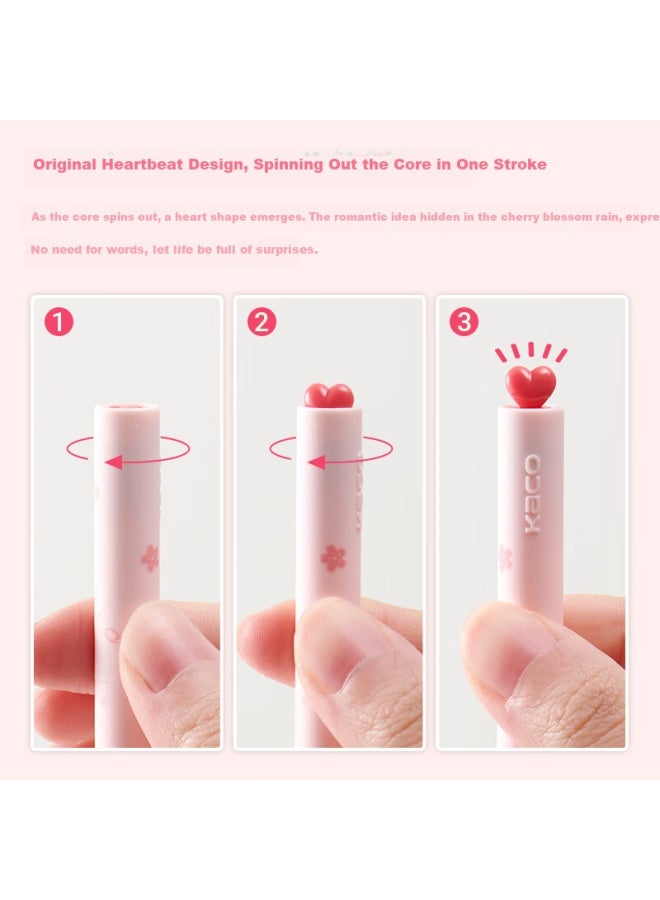 Kaco Sakura Cherry Blossom Stationery Neutral Pen High Value Quick-Drying 0.5Mm Black Bullet Tip Student Signature Pen Exam Practice Brush Pen - Image 3