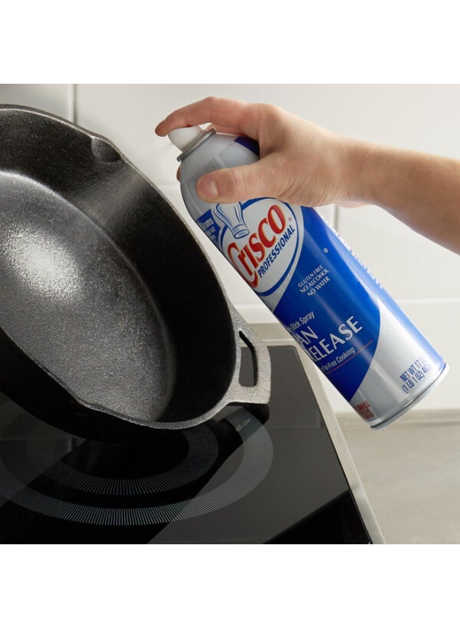 كريسكو بخاخ طهي احترافي خالٍ من الدهون ومضاد للالتصاق، 482 غرام - Image 2