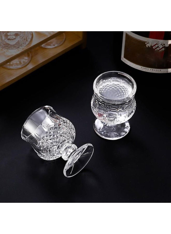 GuRiver 6-Pack Round Clear Glass Juice Cups, 45ml - Versatile Drinking Glasses for Juice, Water, Parties & Gatherings - Image 4