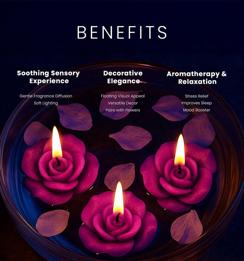Iris Homefragrances Aromatic Floating Candle- Pack of 2- Lavneder- 40g Each(Set of 2) (Lavender) - Image 4