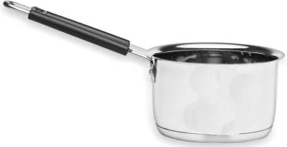 Stephy Stainless Steel Induction Sauce Pan 24 cm+ 27cm and 1.5 LTR.+ 2.5 LTR. with Black Bakelight Handle - Image 2