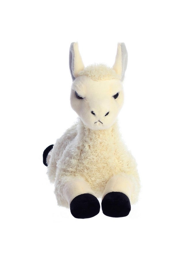 AURORA ® Adorable Flopsie™ Llama Stuffed Animal - Playful Ease - Timeless Companions - White 12 Inches  - Image 4