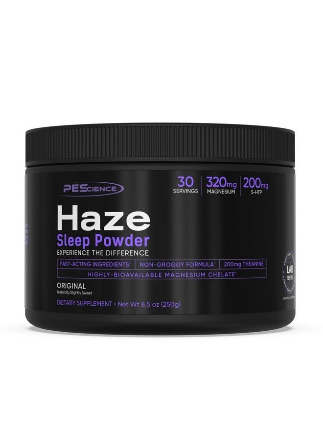 PEscience Haze Sleep Powder, Unflavored, Sleep Support with 5-HTP and Magnesium Glycerophosphate, 30 Servings, Melatonin-Free - Image 1
