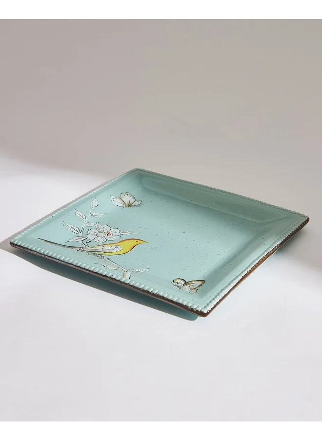 Chumbak Flora Bird Dinner Plate