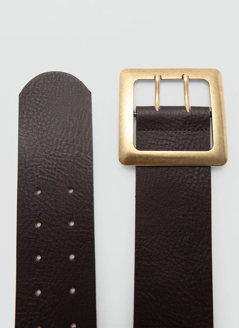 مانجو Square Buckle Belt
