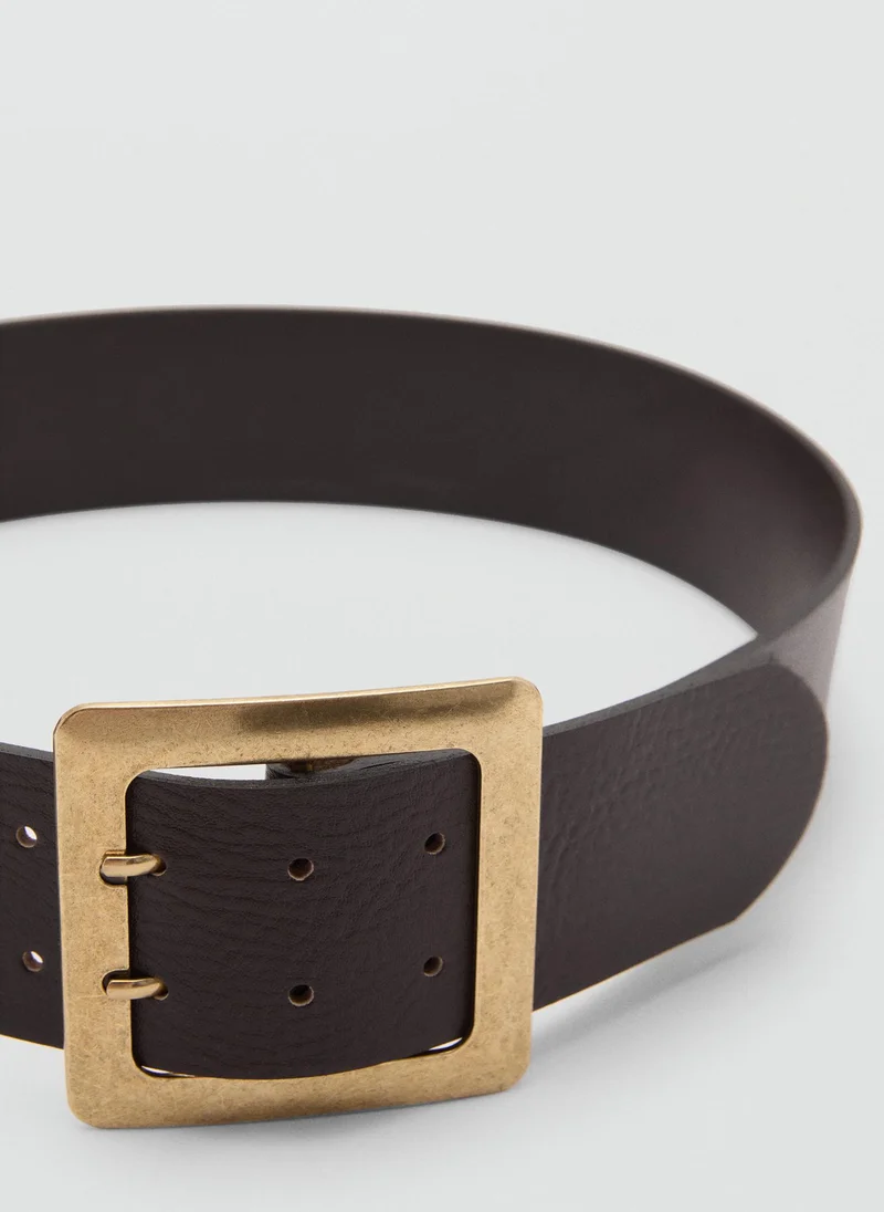 مانجو Square Buckle Belt