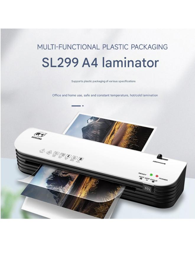 OSMILE OSMILE SL299 Desktop Laminator Set, 3" 15" 16" 17" / 8" / A4 Universal Size Hot and Cold Laminator 2 Roller System 9" Max Width for A4/A5/A6 Laminating Bags for Home Office School Supplies  - Image 1