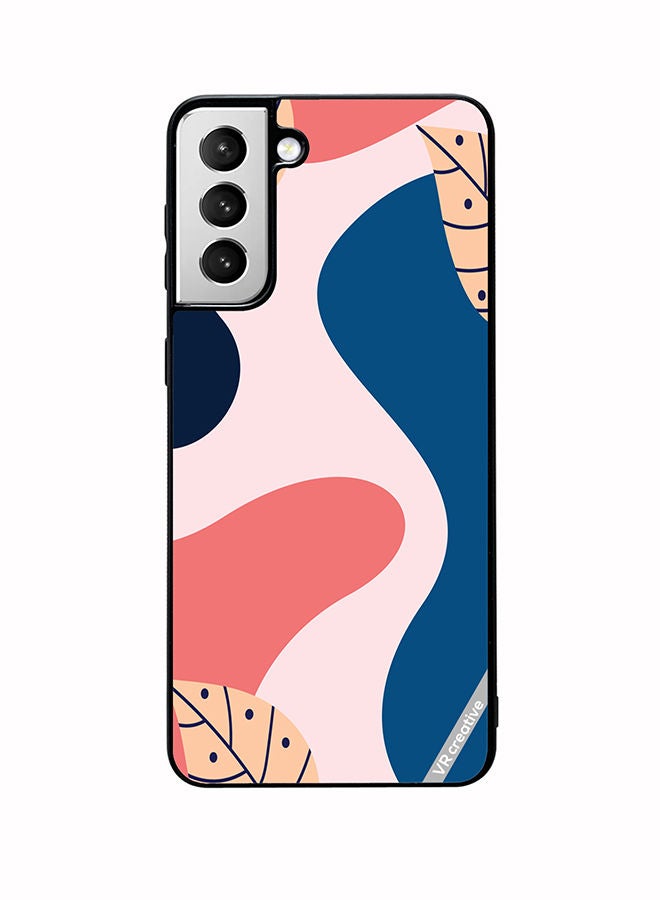 VR CREATIVE Protective Case Cover For Samsung Galaxy S22 5G Abstract Modern Digital Painting Fashion Design Multicolour - Image 1