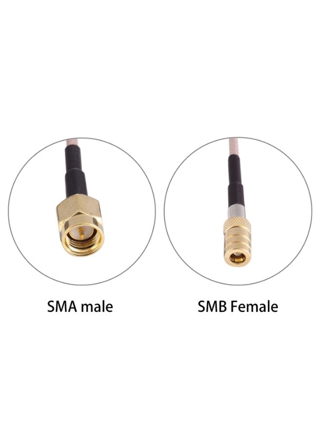 90cm SMA Male to SMB Female Adapter RG316 Cable - Image 3
