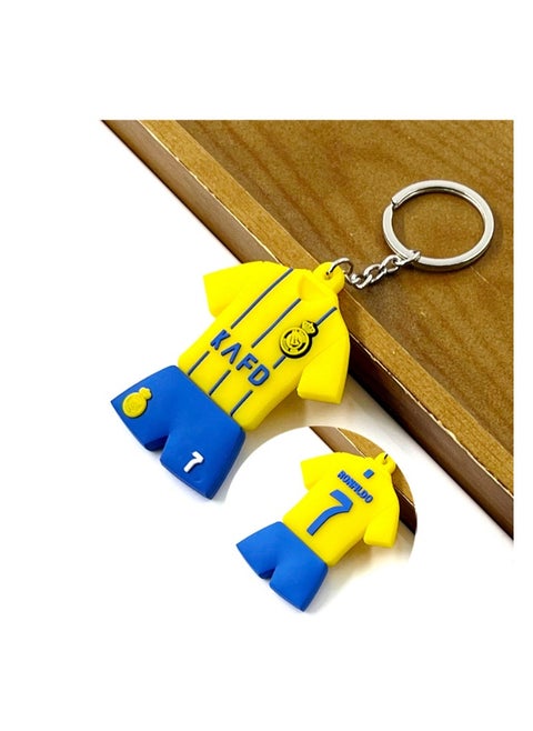Barcelona/Messi/Juve/Cristiano Ronaldo/Paris/Chelsea/Real Madrid Shirt Jersey Keychain Accessory Pendant Bag Chain Car Keychain Creative Gift for Unisex