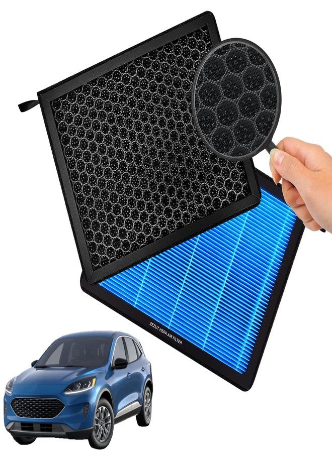 ZEZUT Honeycomb Structured Activated Carbon Cabin Air Filter, Durable and sturdy,Compatible with Ford Bronco Sport 21-23, Escape 20-22, Explorer 20-23, Maverick & Lincoln Aviator 20-23, Corsair (1 PACK) - Image 1