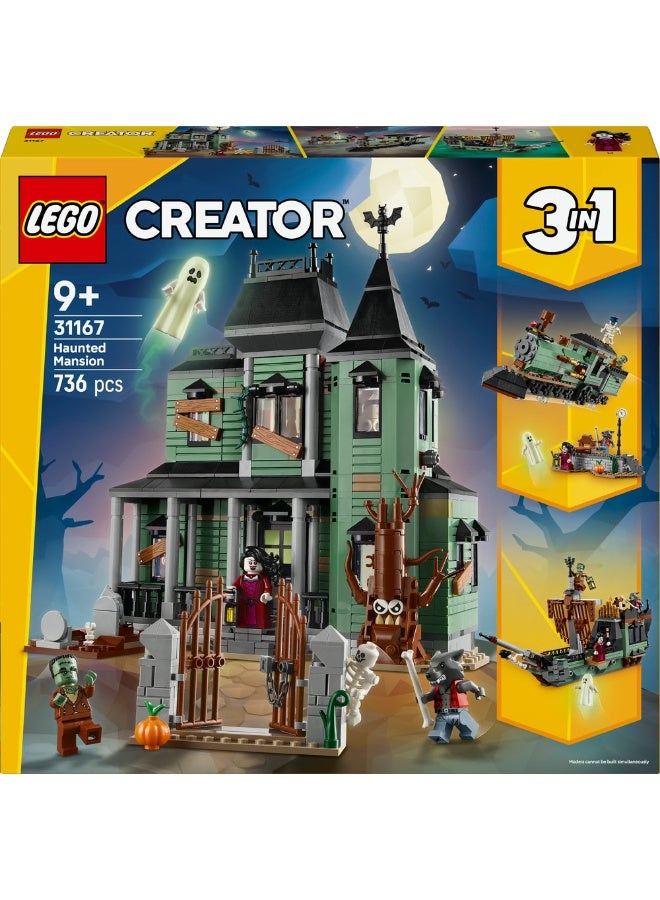 LEGO Creator 3in1 Haunted Mansion 31167 (736) Pieces - Image 2
