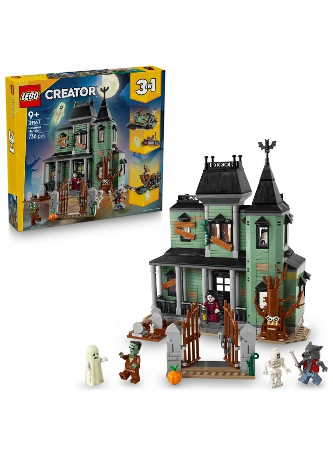 LEGO Creator 3in1 Haunted Mansion 31167 (736) Pieces - Image 1