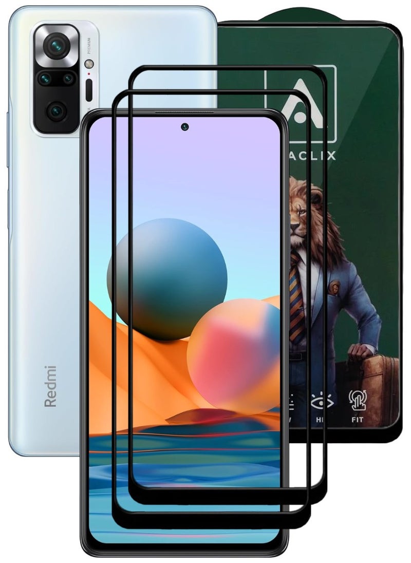 ACLIX 2 Pieces Antistatic ESD Dustproof Premium Quality High Definition Tempered Glass Screen Protector Designed For Xiaomi Redmi Note 10 Pro - Image 1
