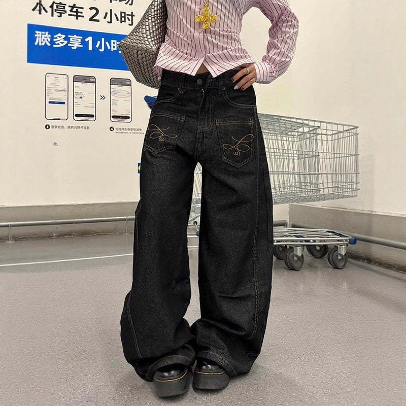 Unisex Casual Daily Denim Jeans - Image 5