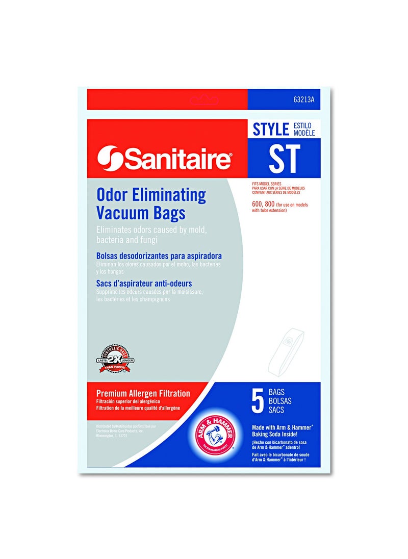 Electrolux Electrolux Sanitaire 63213B10CT Style ST Disposable Vacuum Bags for SC600  SC800 Series Case of 50 