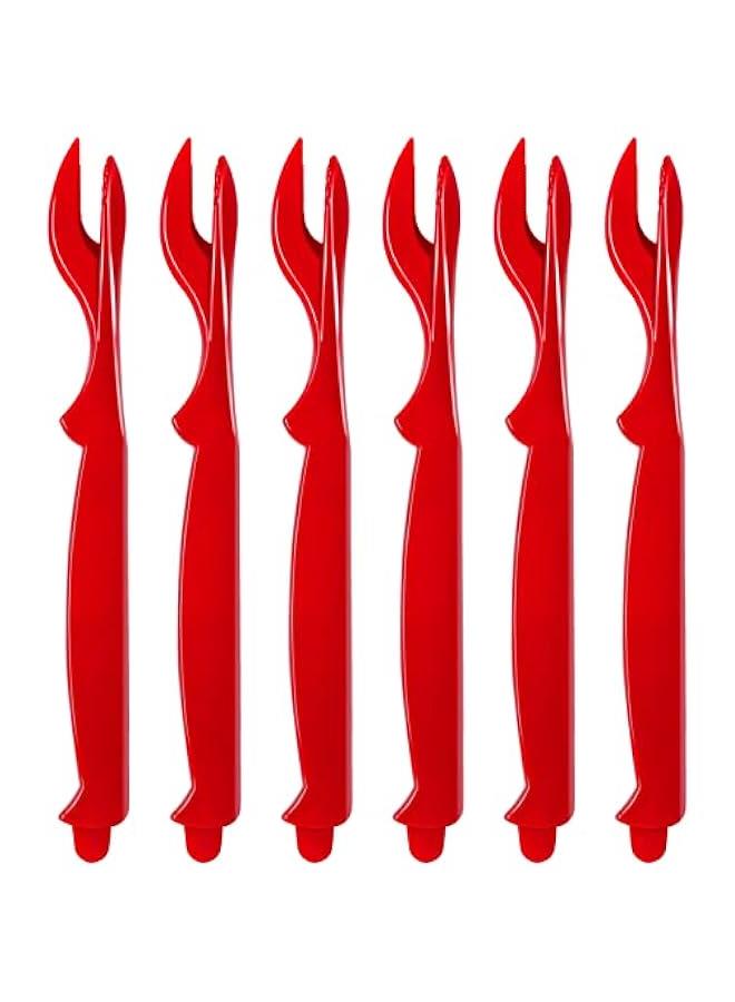 6Pcs Crab Legs Crackers - Crackers Picks Tools Set for Lobster, Crab, Crawfish, Prawns, Shrimp, Easy Opener Shellfish picks knife, Seafood Tools - Image 1