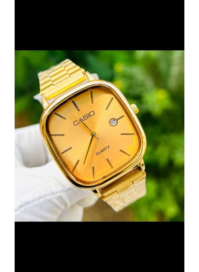 كاسيو ساعة حريمى اسيتك معدن بالنتيجة