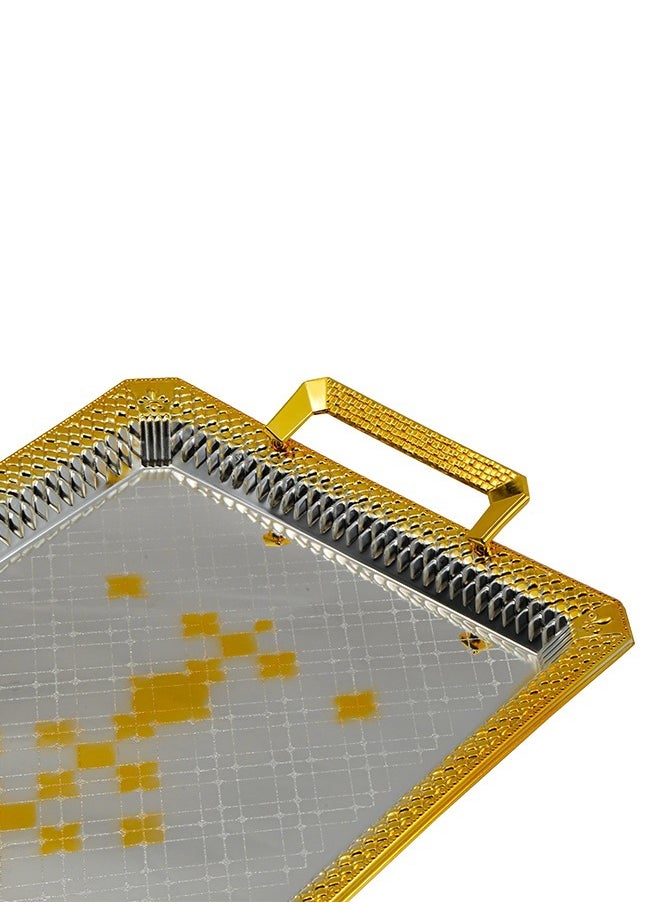BASURRAH 3 Pieces Steel Serving Tray Set  - Image 3