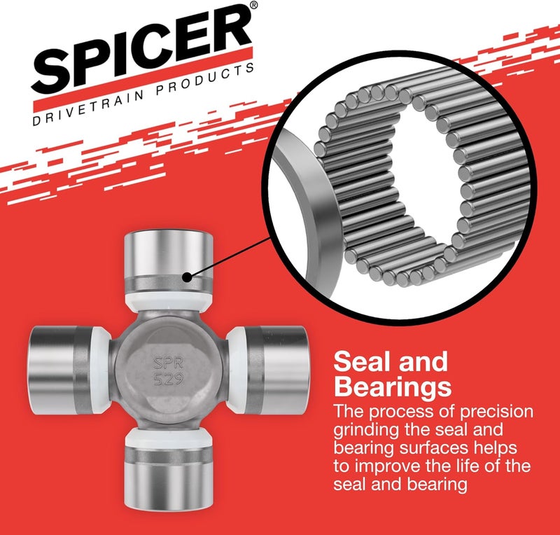Spicer SPL55X U-Joint Kit with Inside Snap Rings - Image 4