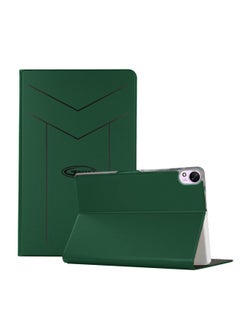 GMAX PU Leather Magnetic Closure Flip Case Cover For Huawei MatePad 11.5 S 2024 (11.5 Inch) GMAX Dark Green  - Image 1