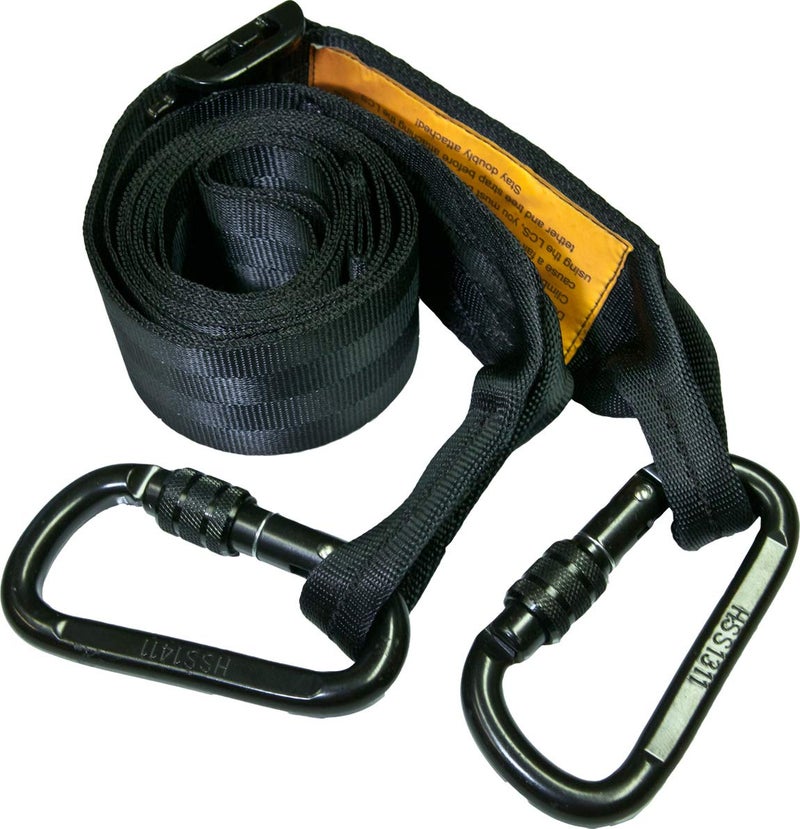Hunter Safety System LCS Lineman's Climbing Strap, Black - Image 1