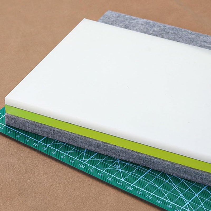 Leather Carving And Stamping Tool Set With Hammer Four Types Of Pads And Cutting Mat - Image 4