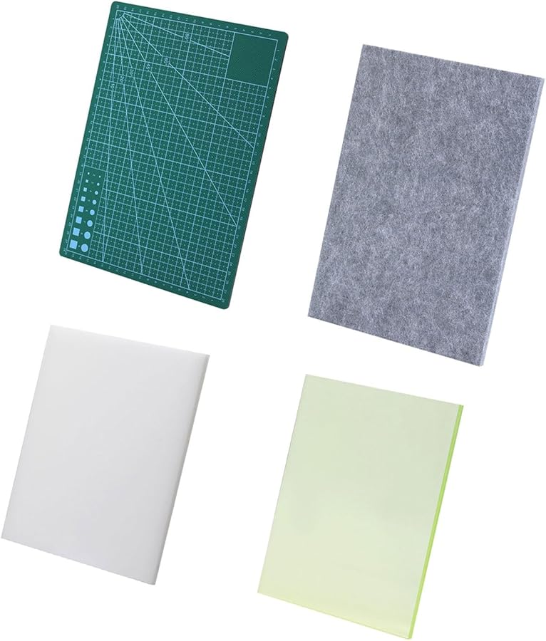 Leather Carving And Stamping Tool Set With Hammer Four Types Of Pads And Cutting Mat - Image 2