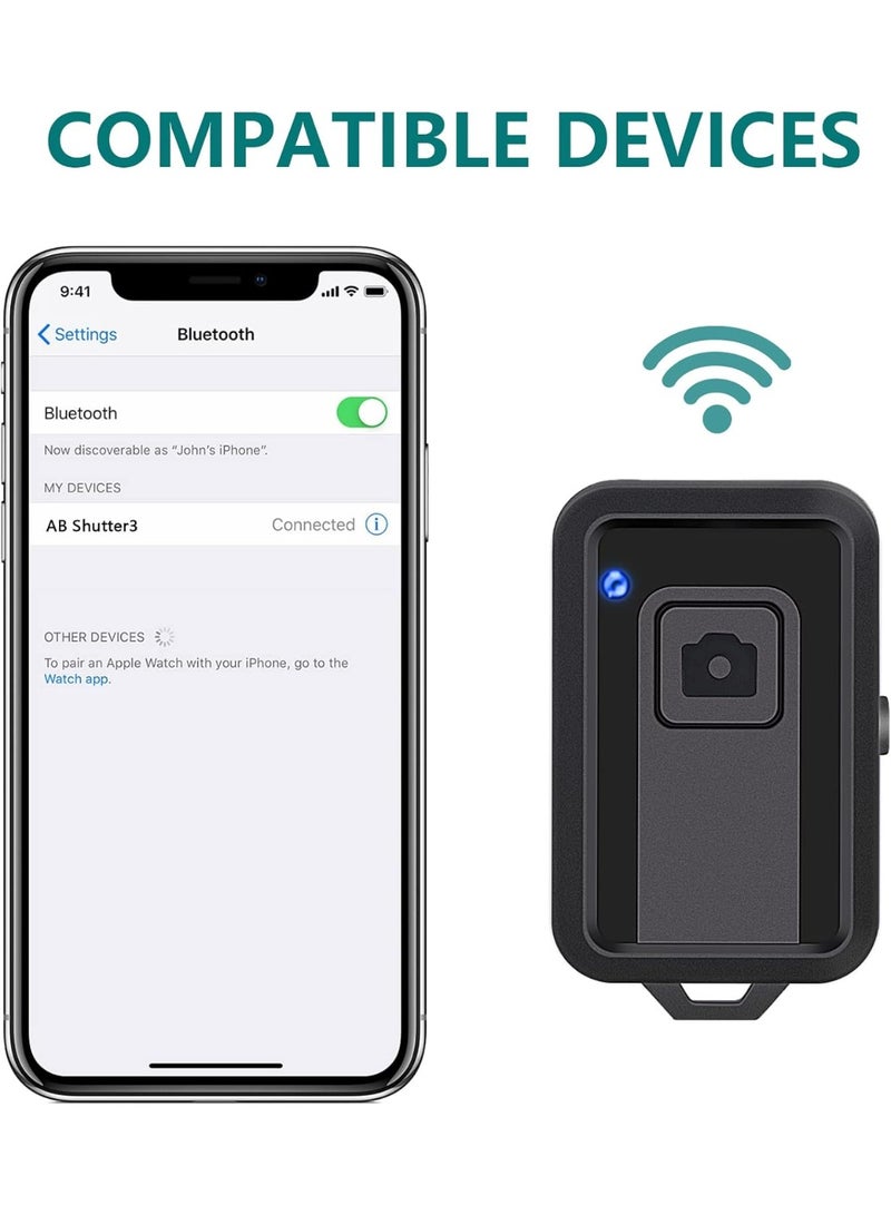 ريموت لاسلكي للتحكم في الكاميرا – خفيف وسهل الاستخدام – مثالي للتصوير السيلفي والاستخدام اليومي مع الموبايل أو التابلت - Image 3