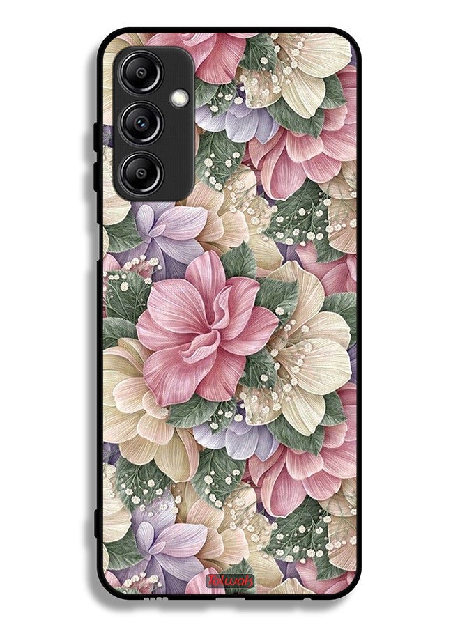 Tolwak Samsung Galaxy A14 5G Protective Case Cover Hd Floral - Image 1