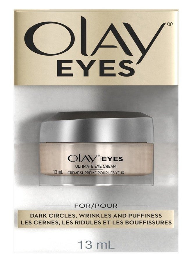 OLAY Ultimate Eye Cream for Dark Circles, Wrinkles And Puffiness 0.4 oz (Pack of 3)