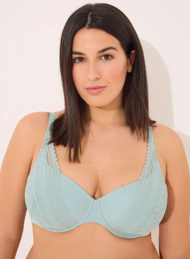 women'secret BEAUTIFUL Light Blue Padding Classic Bra