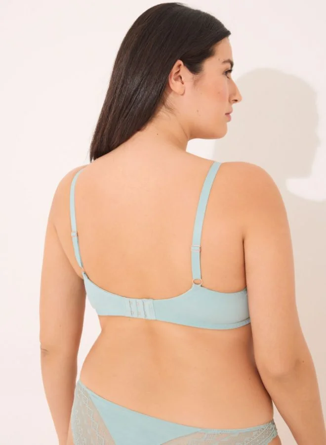 women'secret BEAUTIFUL Light Blue Padding Classic Bra