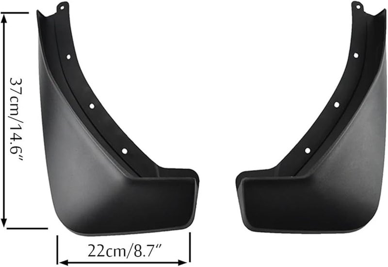 مجموعة واقيات الطين فولفو XC40 2017 2018 2019 أمامية وخلفية - Image 3