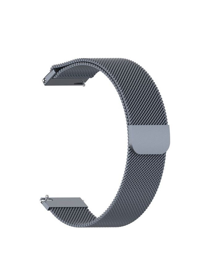 Generic - Replacement Strap For Galaxy SM R800 46mm Milanese Watch Band Space Gray - Image 1