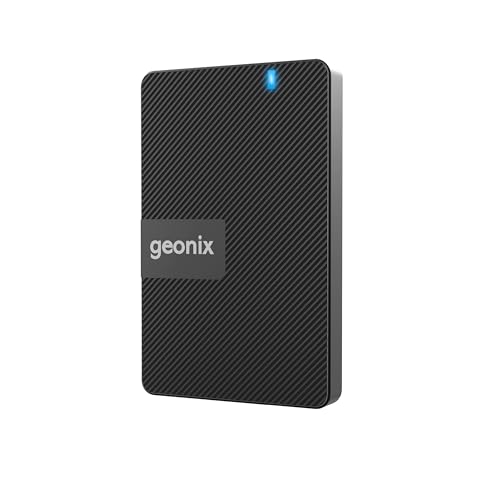 GEONIX PowerShell S3 500GB Portable External Hard Drive 2.5-Inch SATA USB 3.1, Up to 5Gbps with UASP Support, Tool-Free Setup, LED Indicator, Compatible with Windows/Mac/Linux (3 Yr Warranty)(Black) - Image 1
