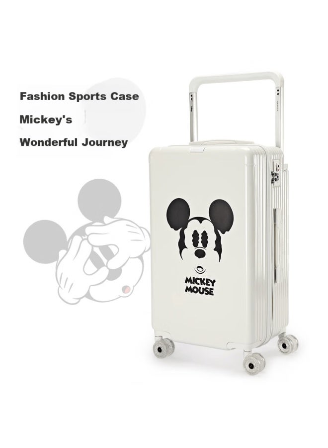 Mesuca X Disney Mickey Pure Pc High-quality Ultra-light 24-inch Travel Luggage Checked Suitcase - Image 3