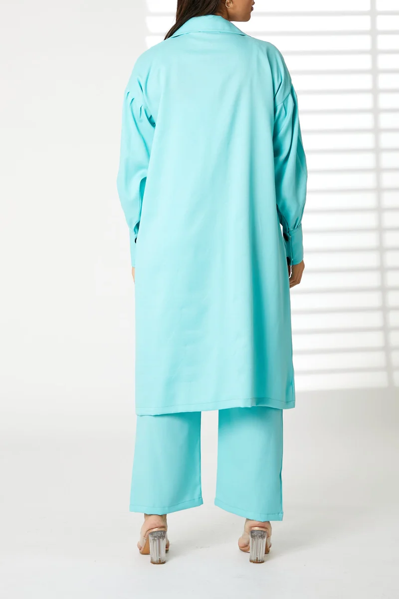 Moistreet  Barbie Crepe Trench Coat Set for Women | Best Price UAE