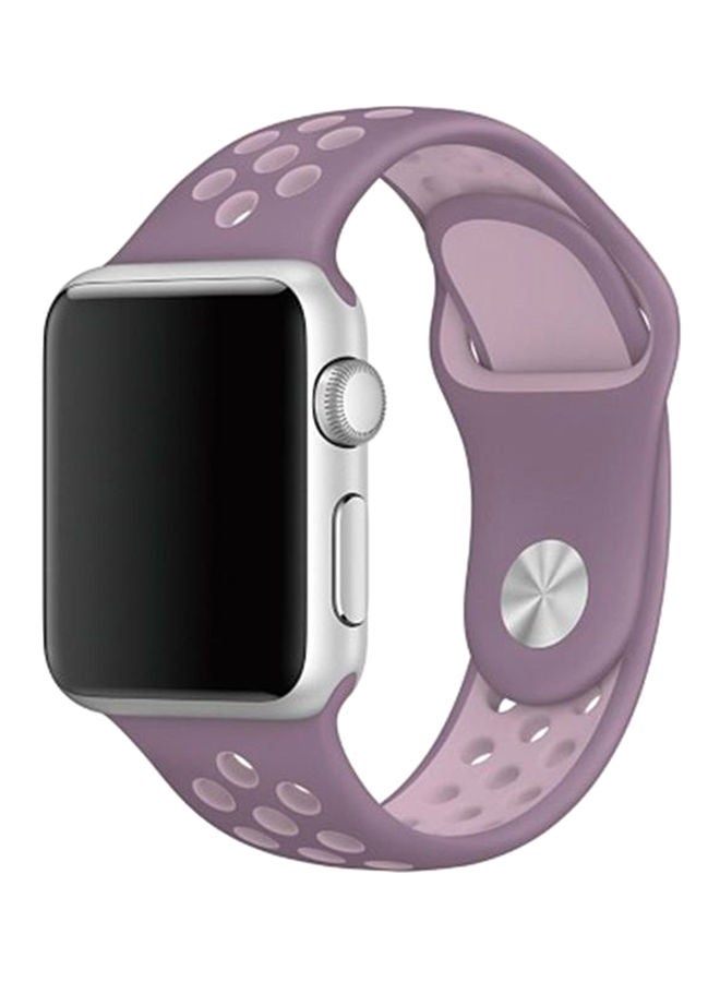 نيبمينينت سوار معصم مصنوع من السيليكون بديل لساعة أبل مقاس 42 مم متعدد الألوان