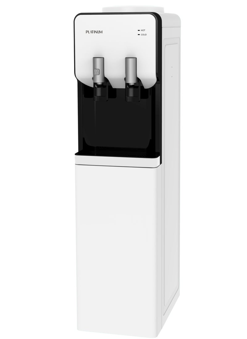 Platinum Platinum 85W Top Loading Water Dispenser  White and Black 