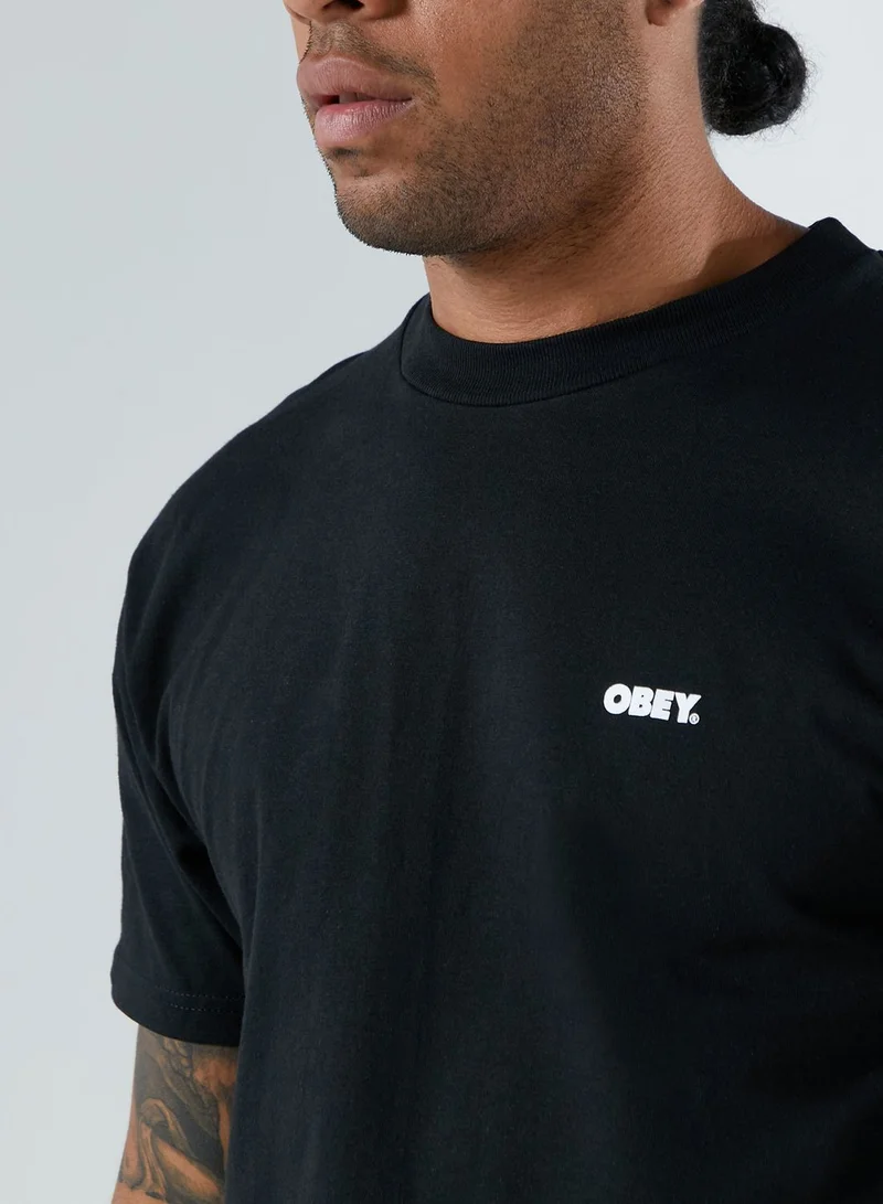 OBEY Fan The Flames Canvas T-Shirt