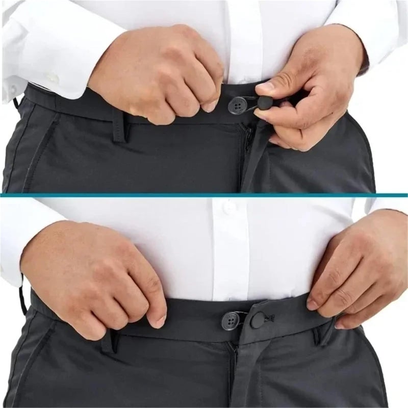 Waistband Extenders 80 Pcs 15mm/18mm 6/12pcs Pants Extender Buttons Flexible Waist Extenders for Jeans for Women & Men Pregnancy Skirt(Blue,Small) - Image 4