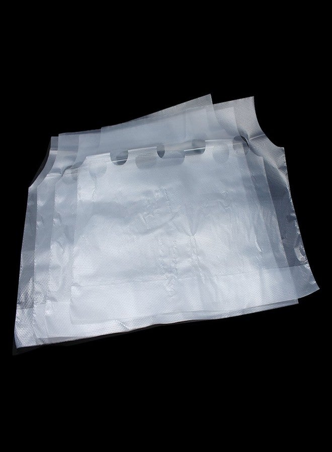 FERENLI 500PCS Clear Handle Drink Drinking Plastic Packaging Bags for Shops Stores Dining Hall Portable Beverage Milk Juice Water Carrier Containers Hanging Hole Liquid Pouches 12.2x10.2 inch - Image 3