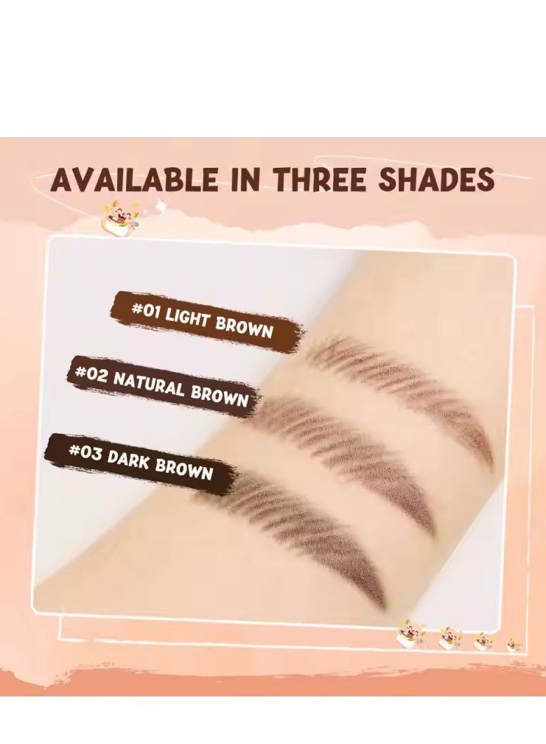 Banxeer Banxeer Microblade Waterproof Eyebrow Pencil - Dark Brown  - Image 3