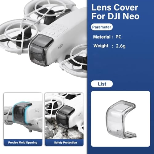 GetZget® Lens Cap Gimbal Camera Protector Dustproof Lens Protective Cover for DJI Neo Drone Accessories - Image 2