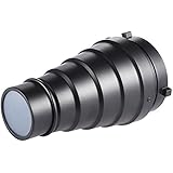ANDOER Andoer Metal Conical Snoot with Honeycomb Grid 5pcs Color Filter Kit for Bowens Mount Studio Strobe Monolight  - Image 1
